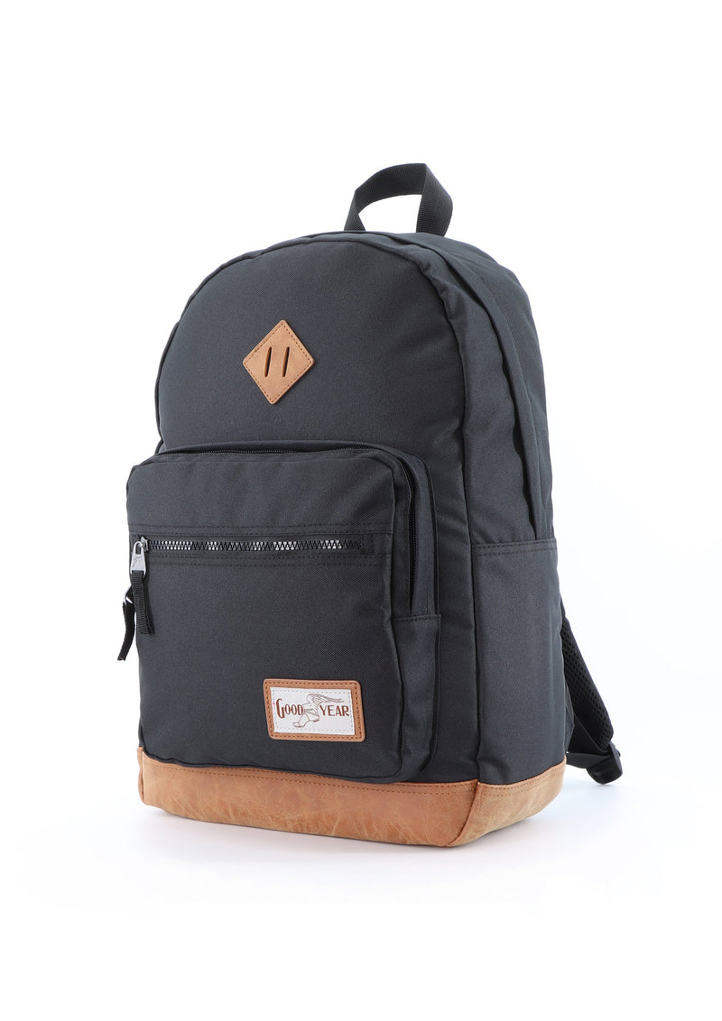Sport und Freizeit Rucksack mit Laptopfach von Goodyear Farbe Schwarz