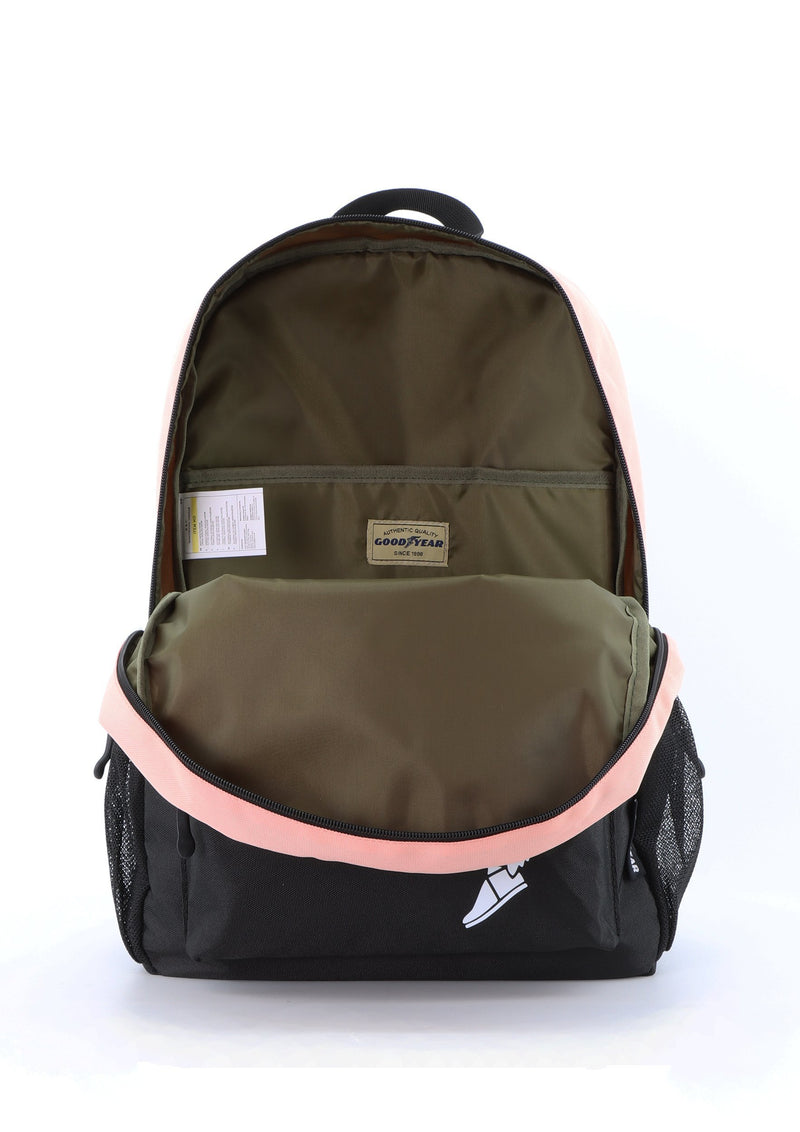 Nachhaltiger RPET Rucksack für Sport und Freizeit von Goodyear Farbe Pink