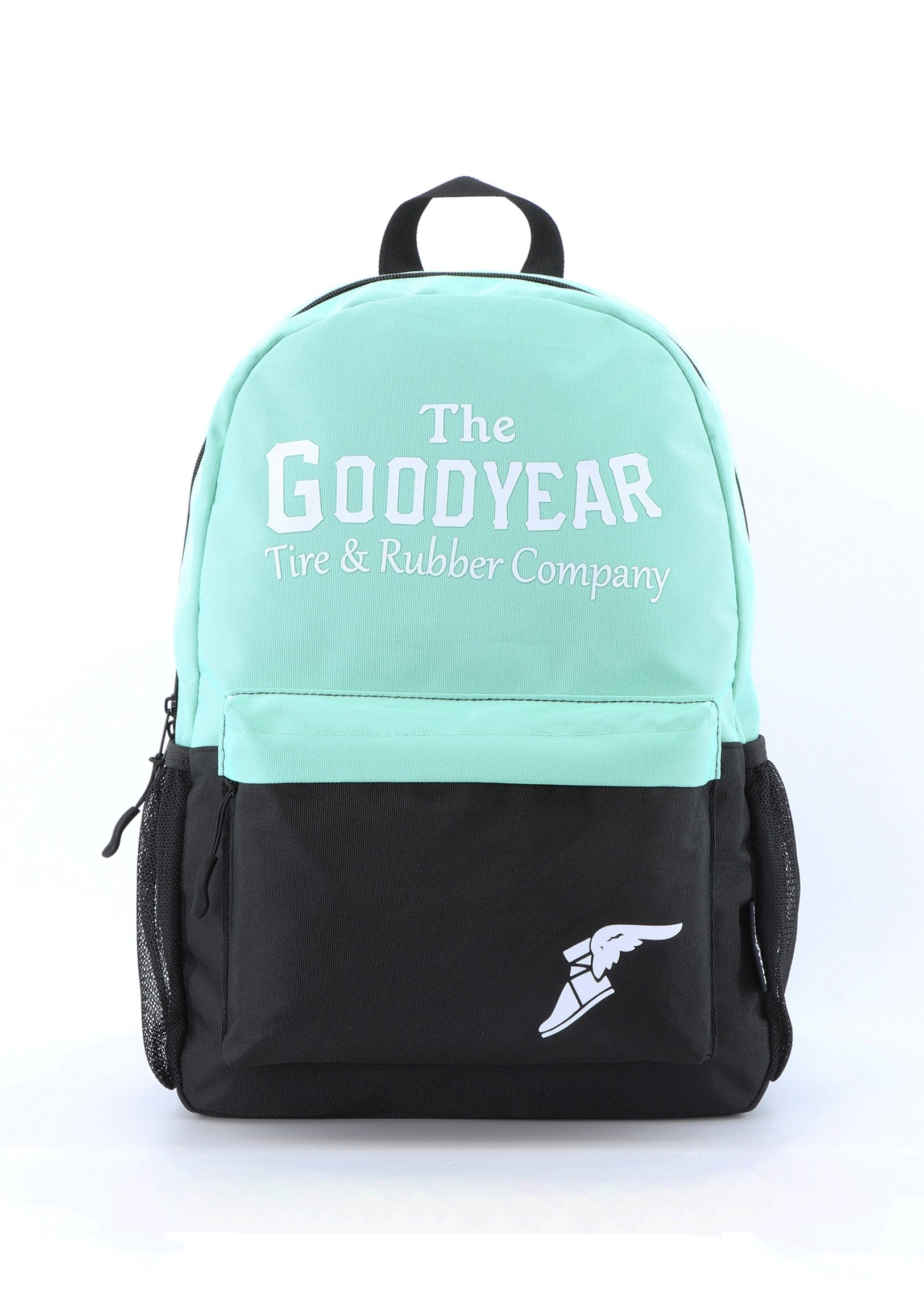 Nachhaltiger RPET Rucksack für Sport und Freizeit von Goodyear Farbe Türkis