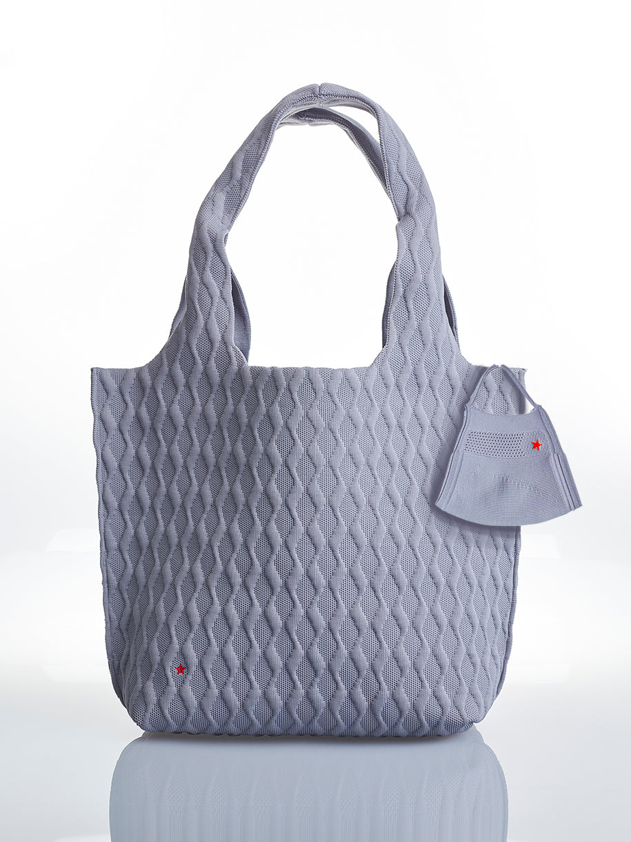 REDSTARS ECO-BAG Ultimate Grey Handtasche Shopper aus recycelten Plastik Flaschen