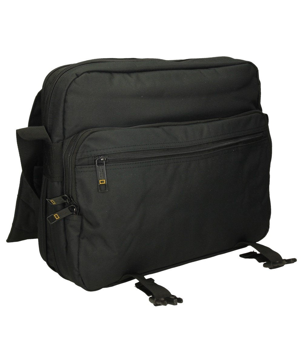Nat Geo laptop messenger zwart