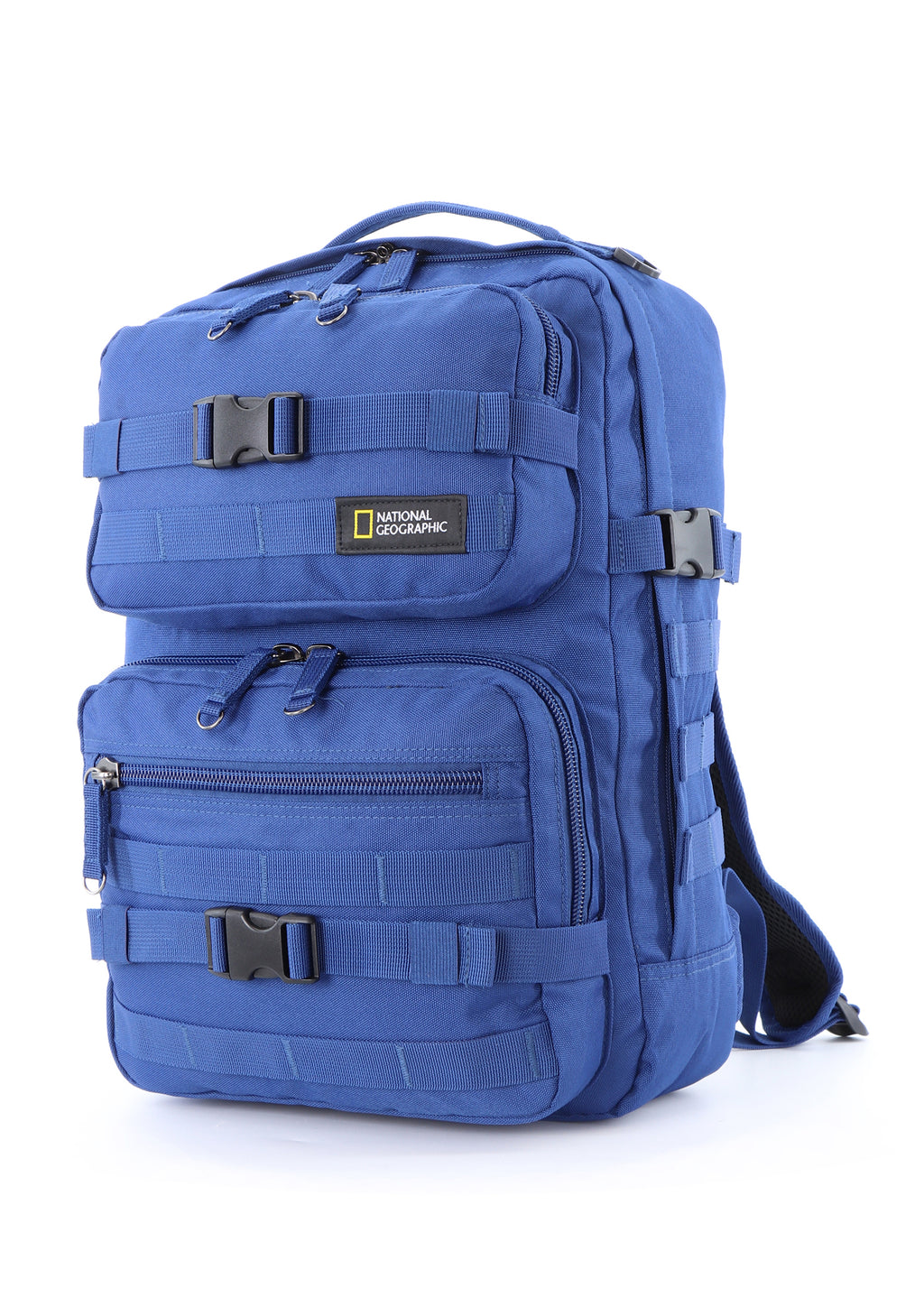 Nat Geo Outdoor Rucksack Rocket Blau aus recycelten Pet Flaschen Gr. S