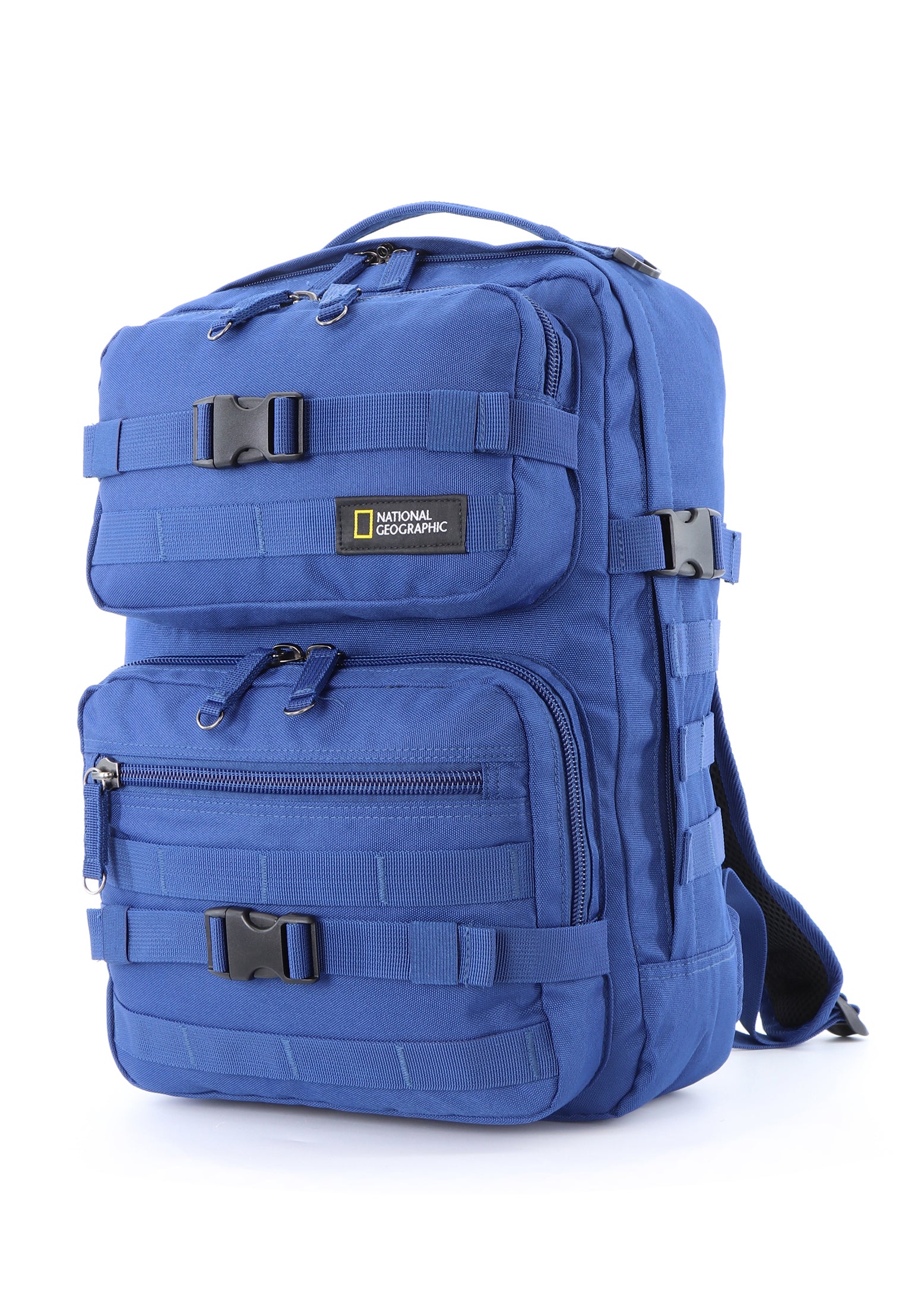 Nat Geo Outdoor Rucksack Rocket Blau aus recycelten Pet Flaschen Gr. S