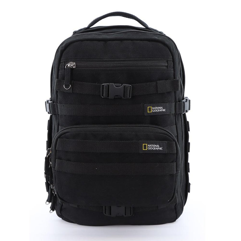 Nat Geo outdoor backpack made of RPET