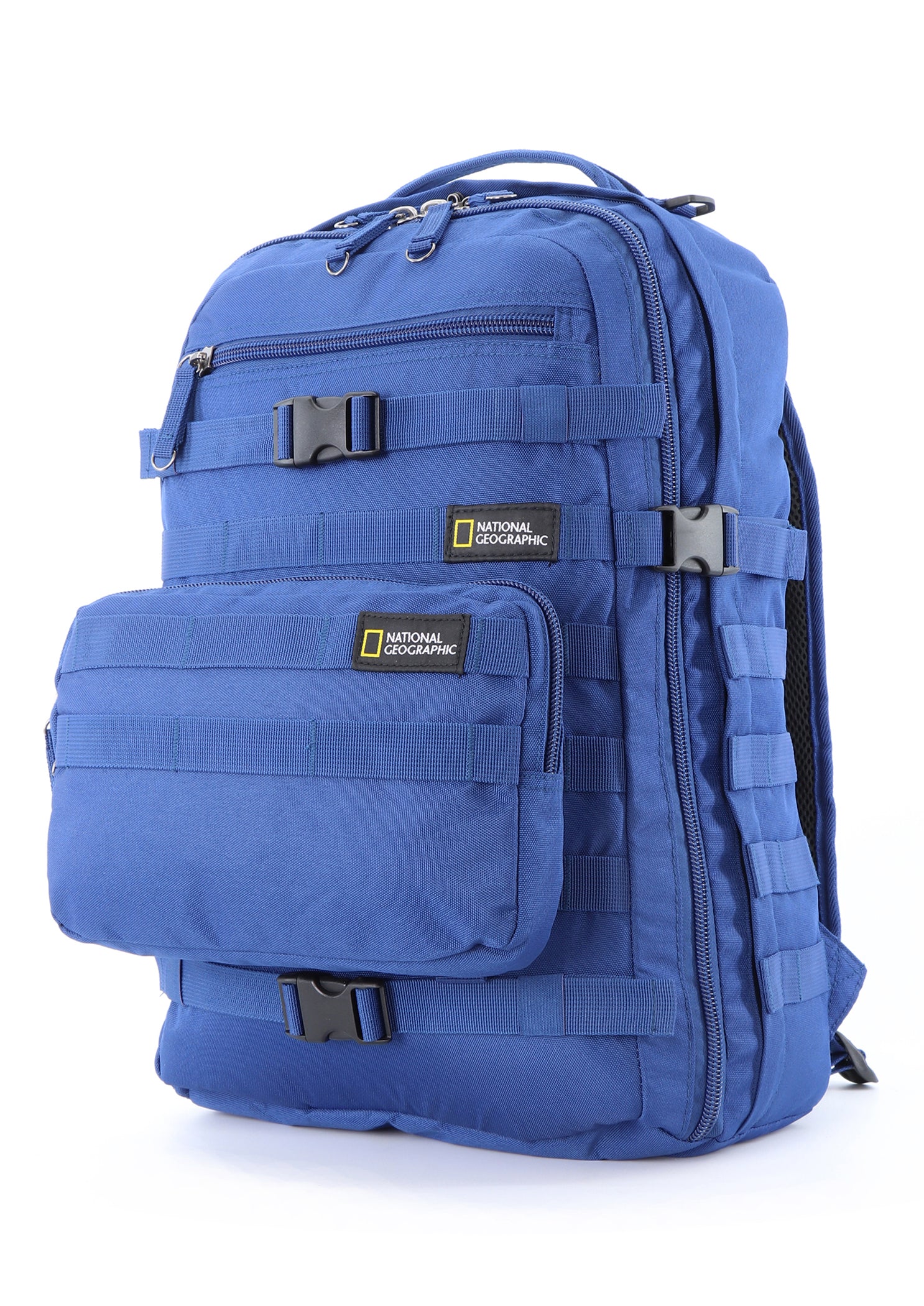 Nat Geo Rucksack Rocket Blau mit abnehmbarer Gürteltasche RPET Nachhaltig