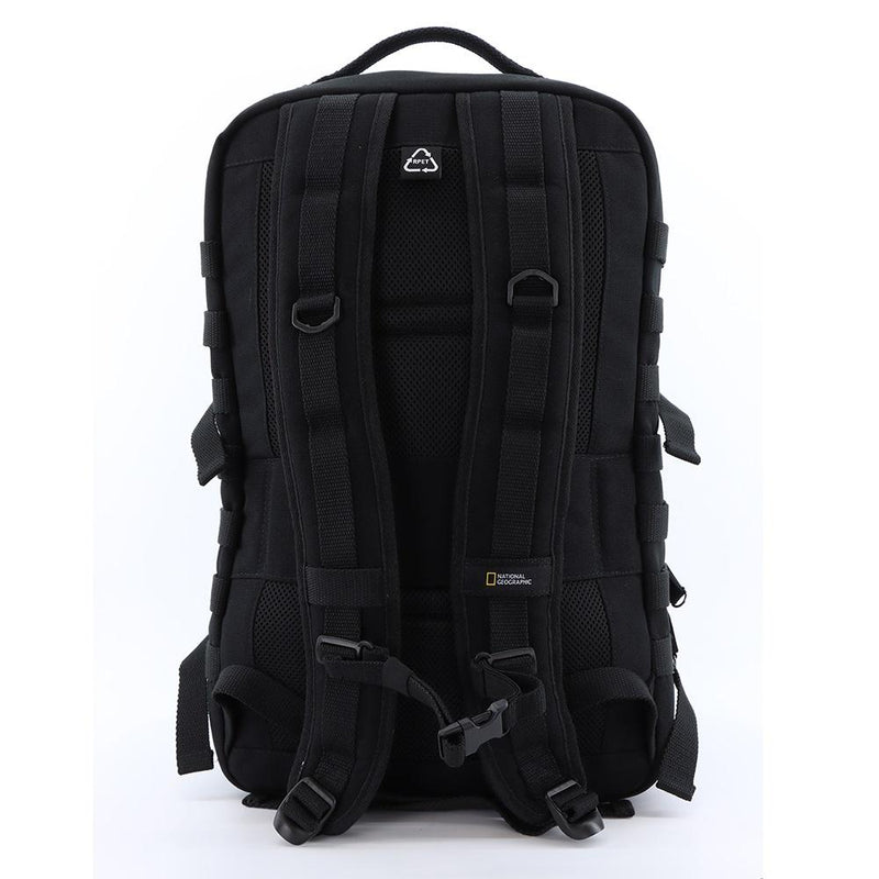 Outdoor laptop backpack made of RPET