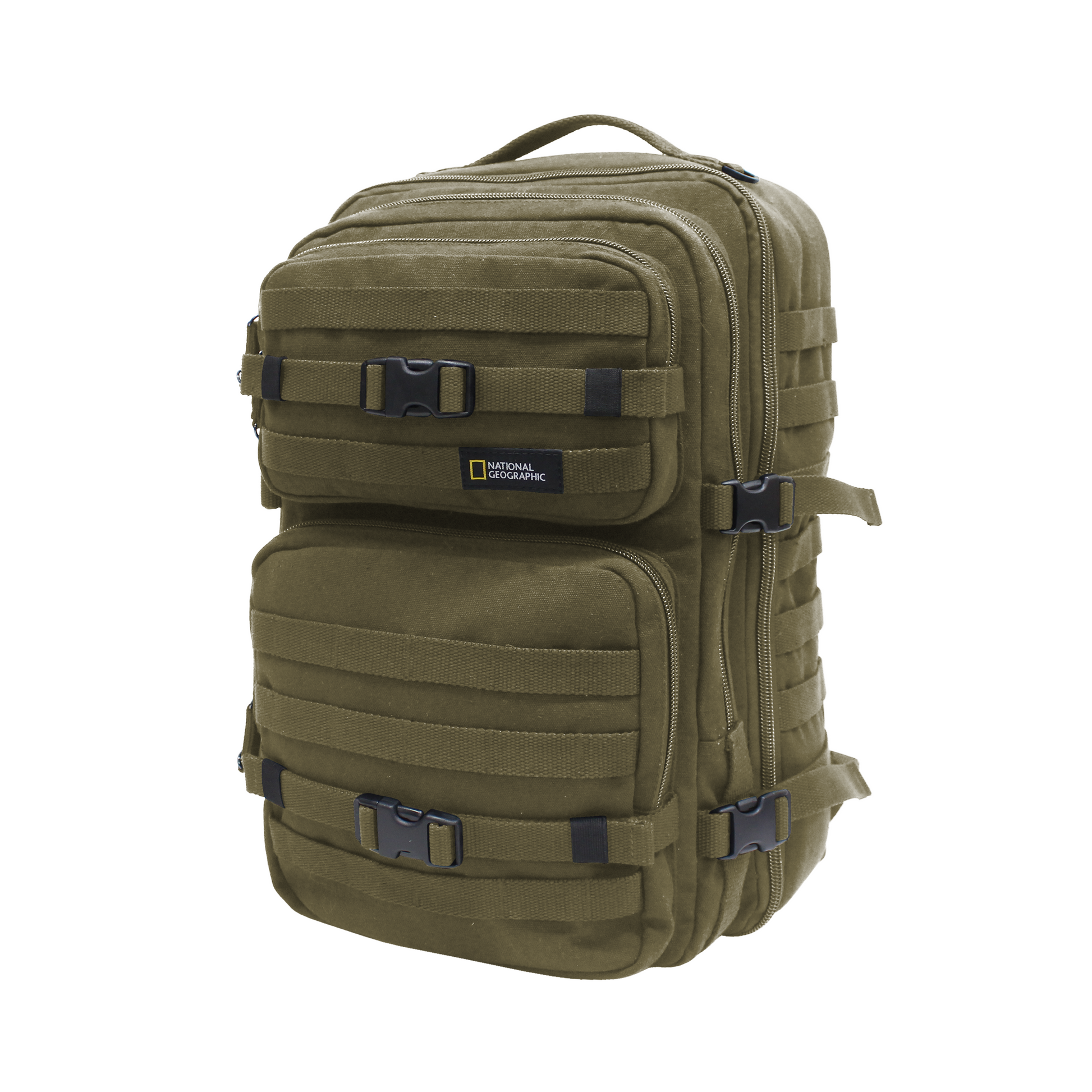 Nat Geo Outdoor-Rucksack Rocket Khaki Gr. L aus RPET Nachhaltig