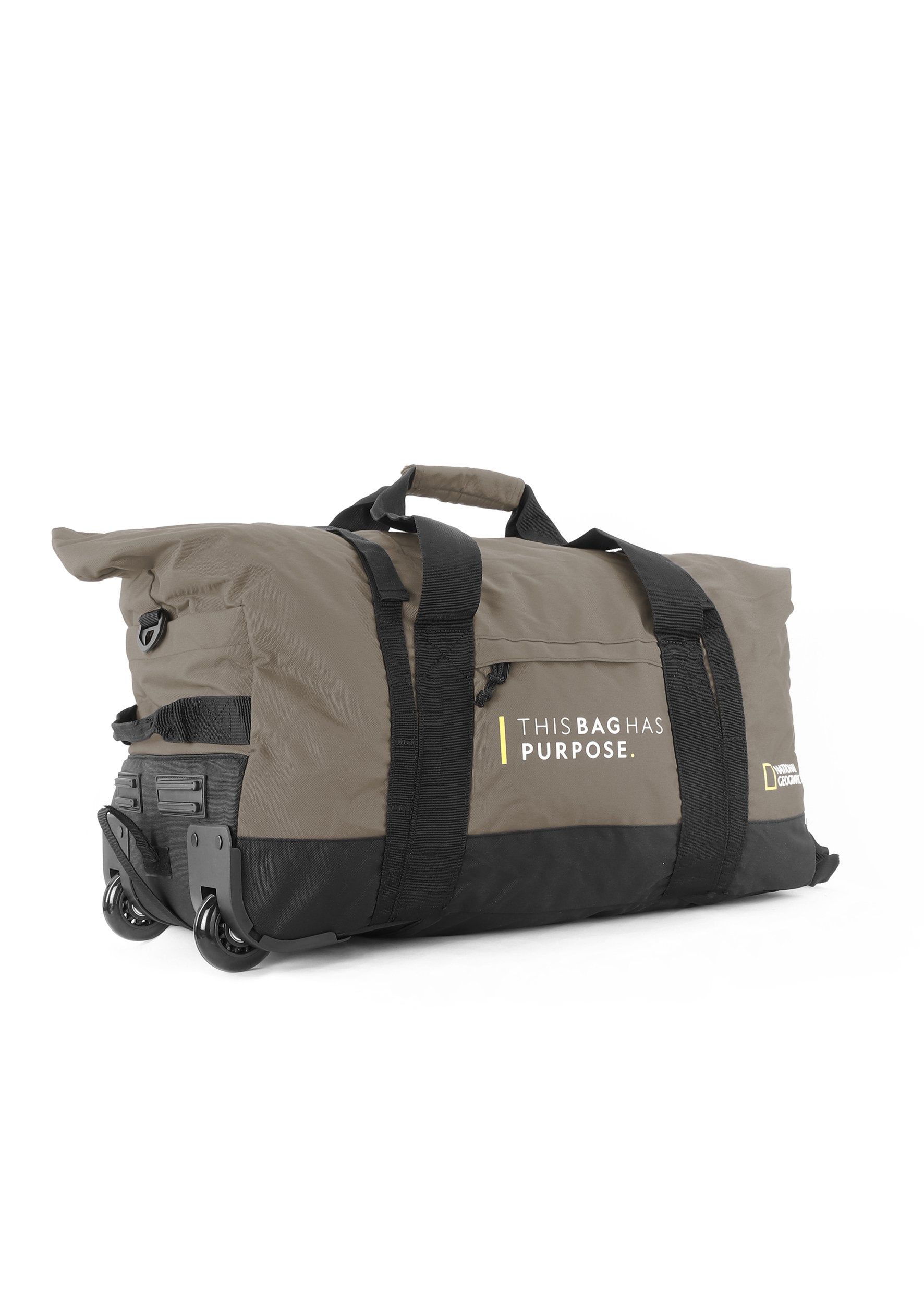 National Geographic - Pathway Rollentasche / Trollytasche / Reisetasche mit Rollen - 48L - Khaki