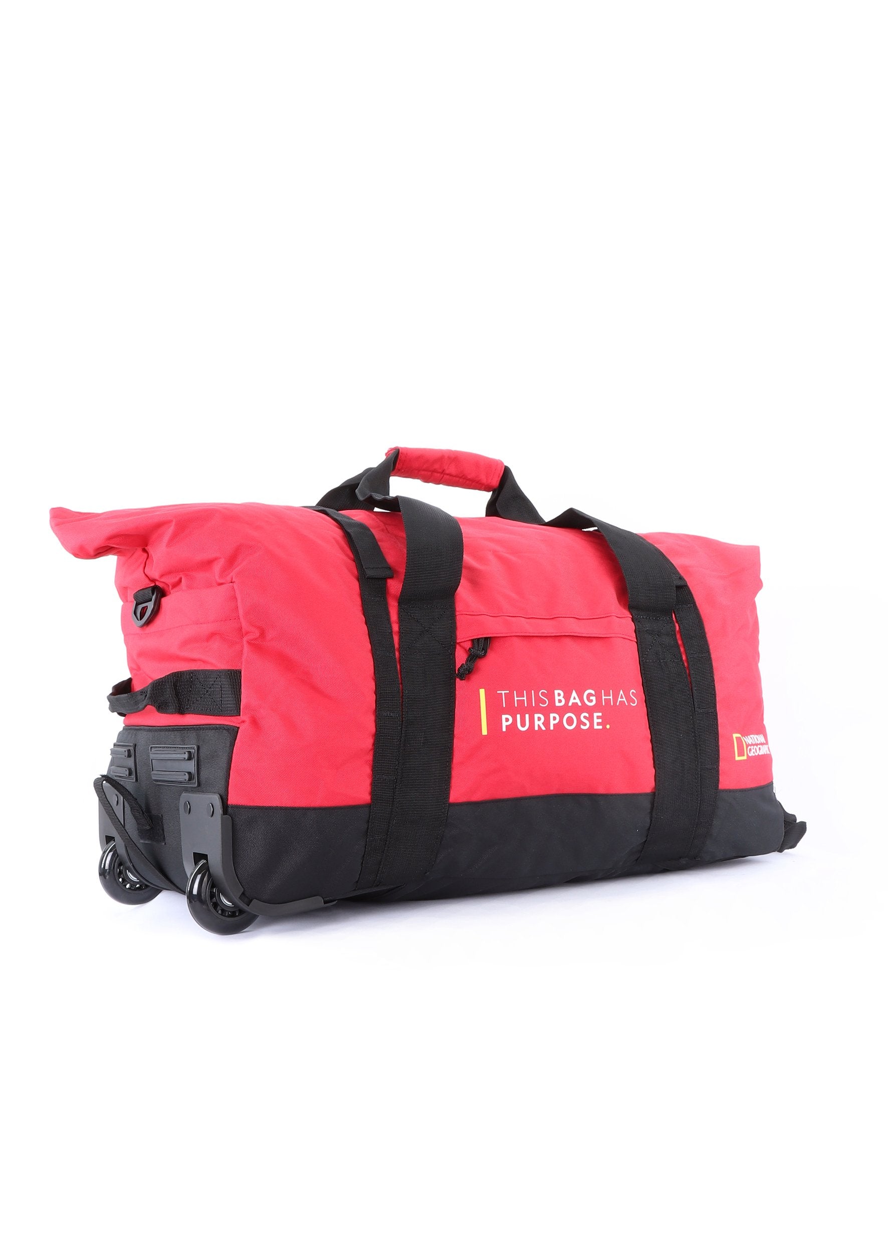 National Geographic - Pathway Rollentasche / Trollytasche / Reisetasche mit Rollen - 48L - Rot