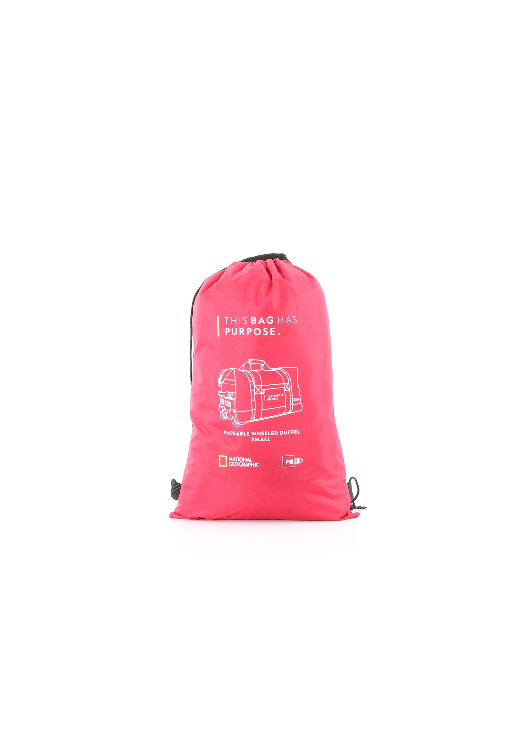 National Geographic - Pathway Rollentasche / Trollytasche / Reisetasche mit Rollen - 48L - Rot