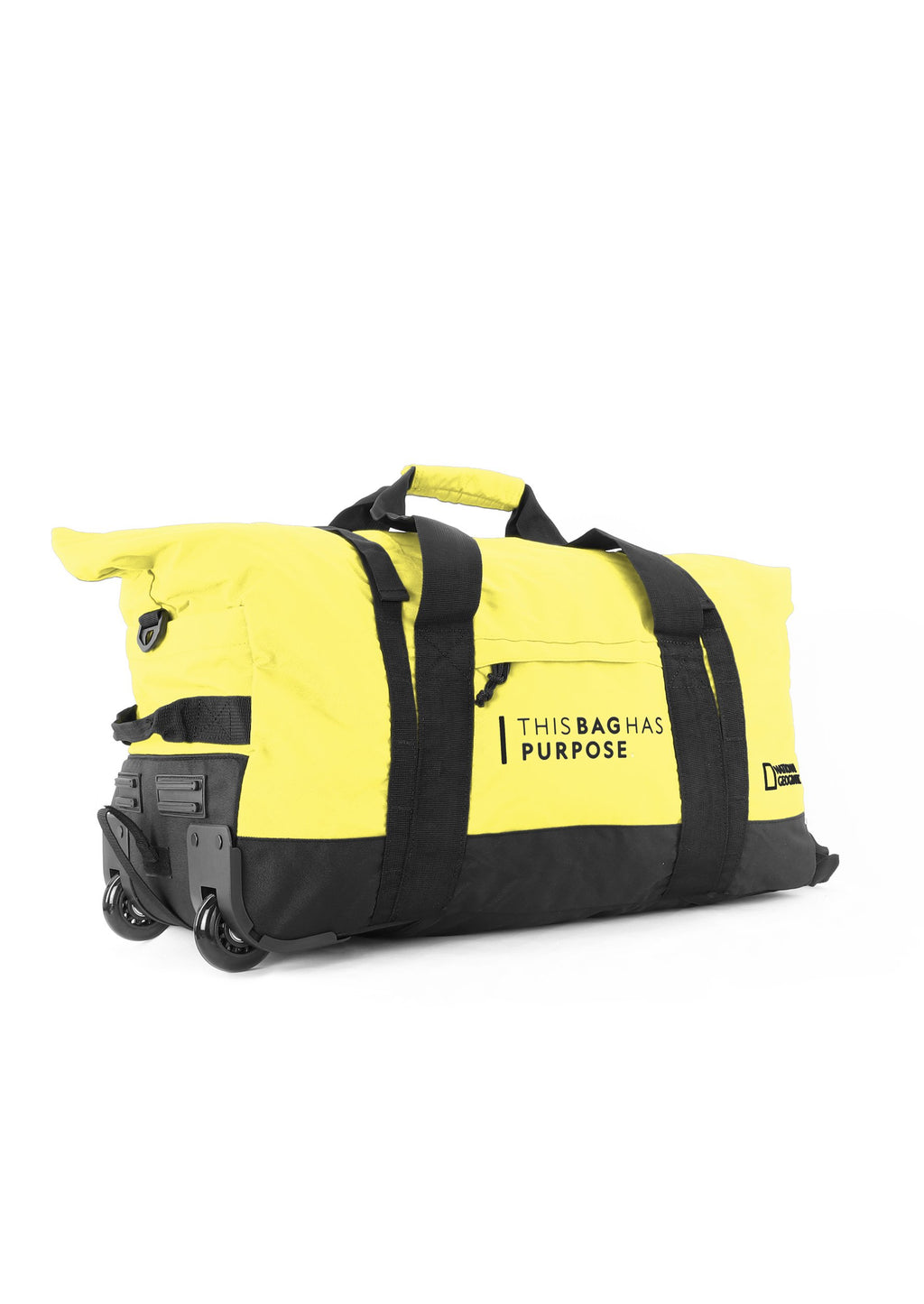 National Geographic - Pathway Rollentasche / Trollytasche / Reisetasche mit Rollen - 48L - Gelb