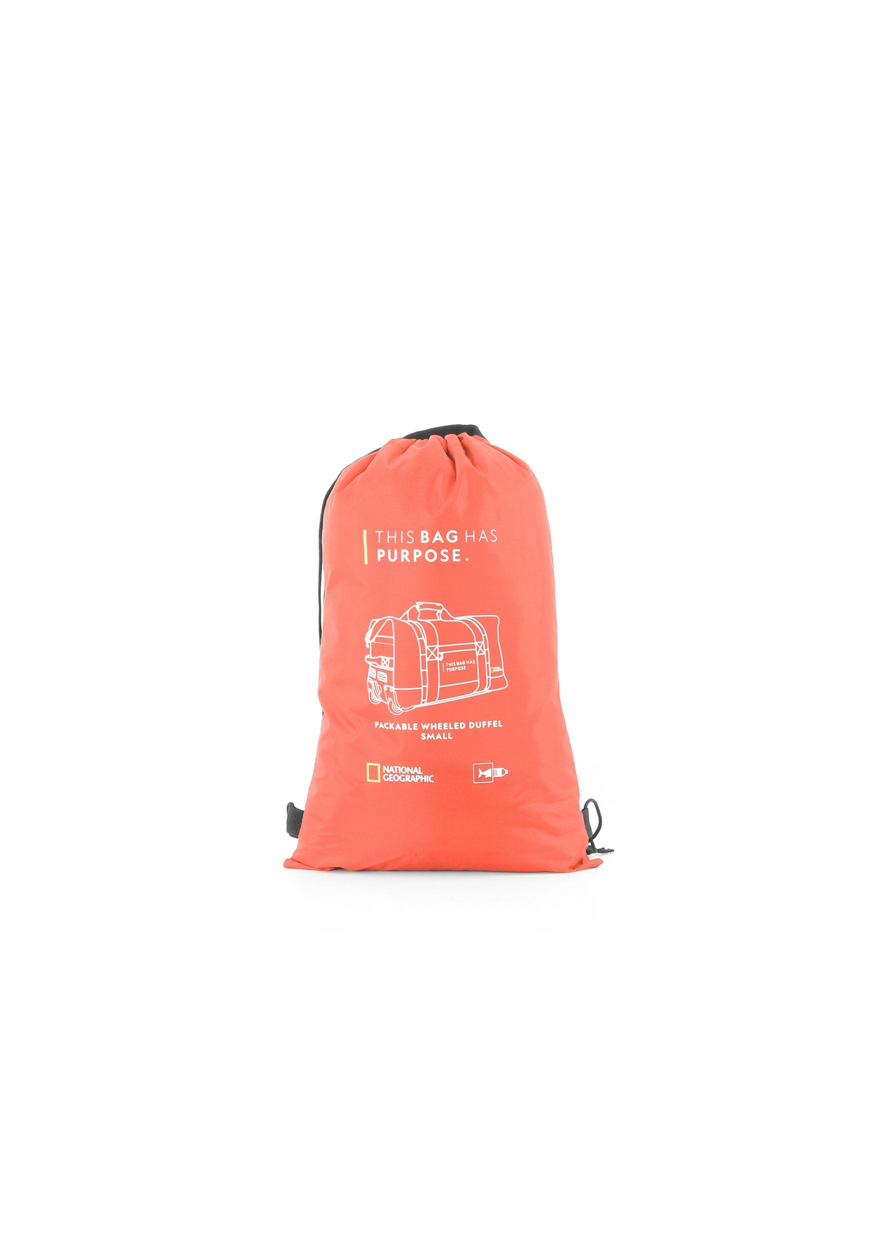 National Geographic - Pathway Rollentasche / Trollytasche / Reisetasche mit Rollen - 48L - Orange