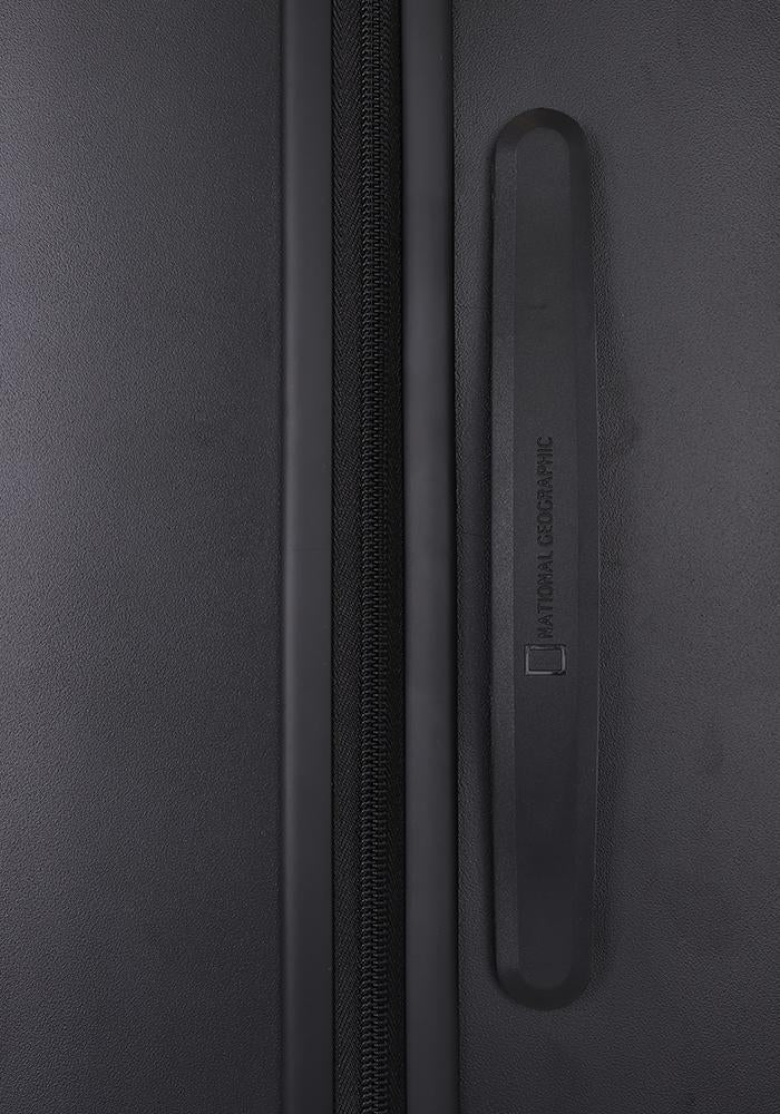 National Geographic - Lodge Handgepäck Hartschalenkoffer / Trolley / Reisekoffer - 55 cm - (Small) - Schwarz