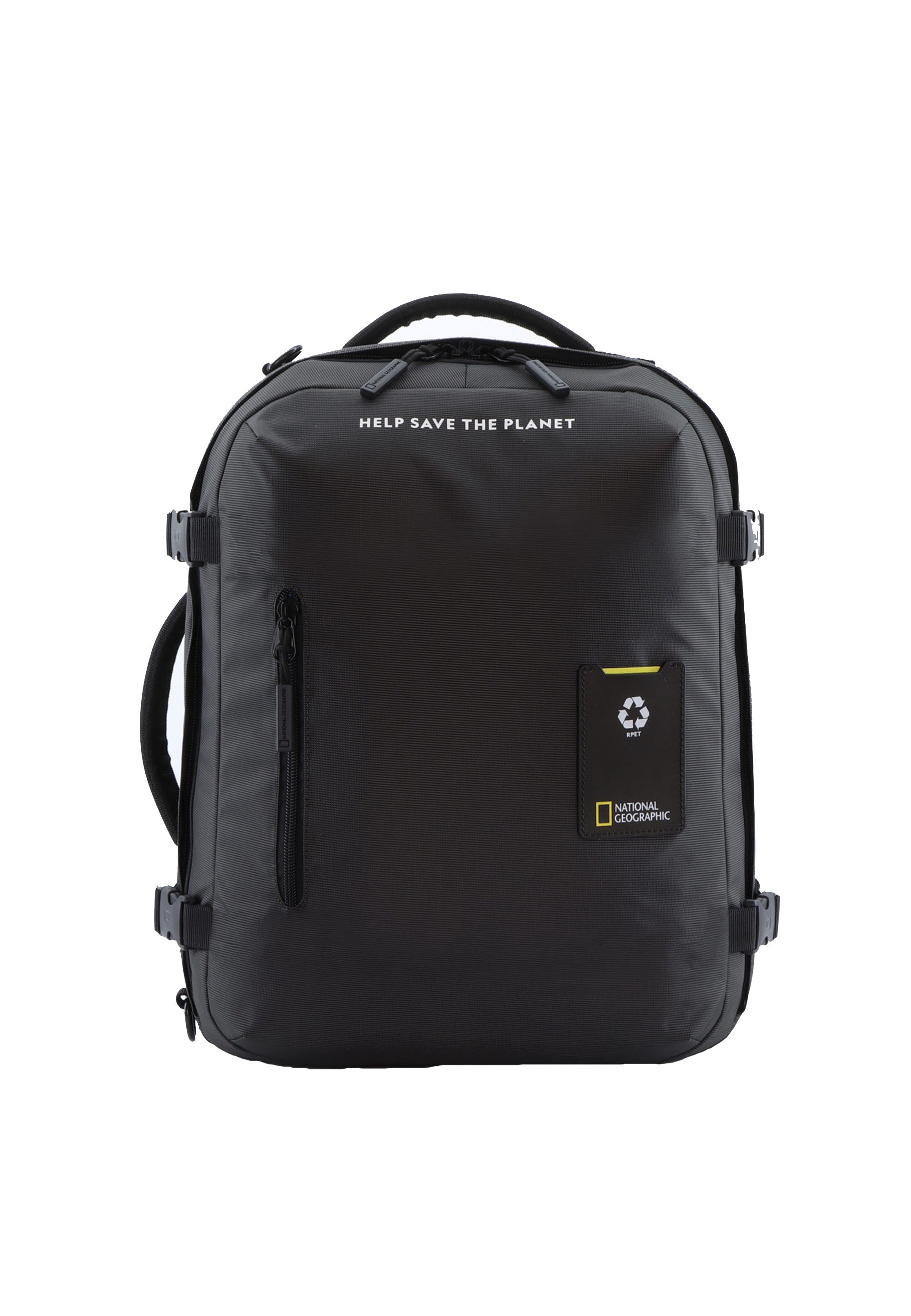 Rucksack Aktentasche Laptoptasche der Nat Geo Ocean Serie in schwarz RPET N20906