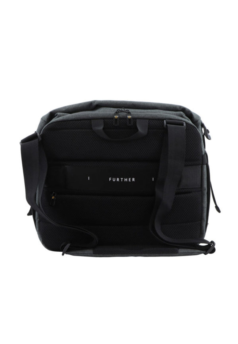 NatGeo Messenger Laptoptasche der Shadow Serie aus recycelten PET-Flaschen in der farbe anthrazit