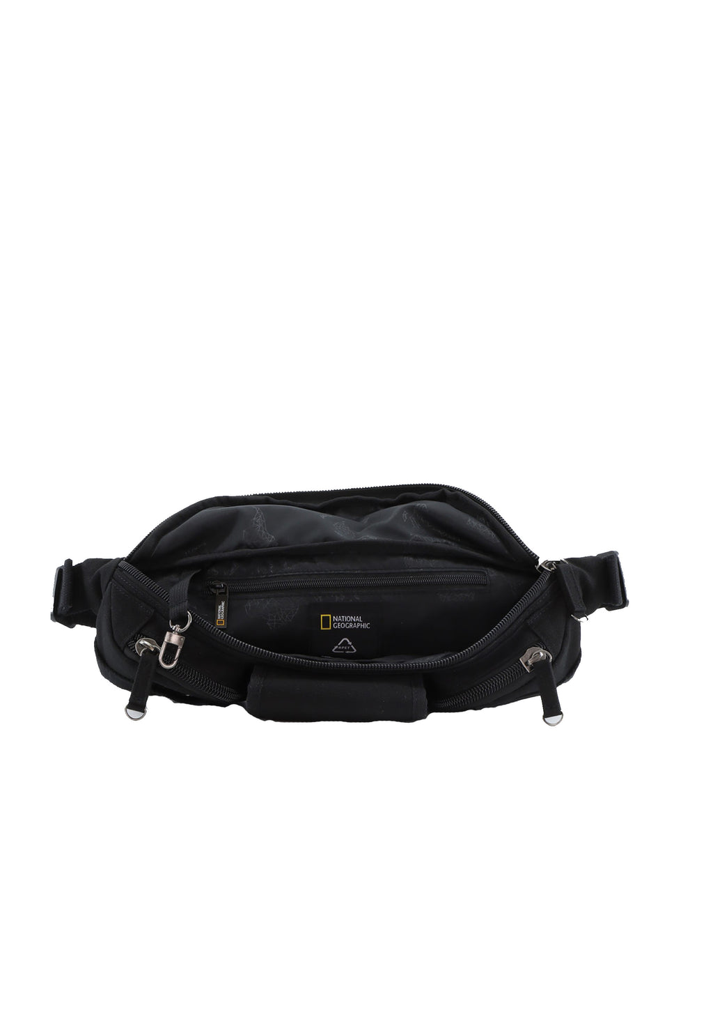 National Geographic - Milestone RPET Hüfttasche / Gürteltasche / Bauchtasche - 1,9L - Schwarz