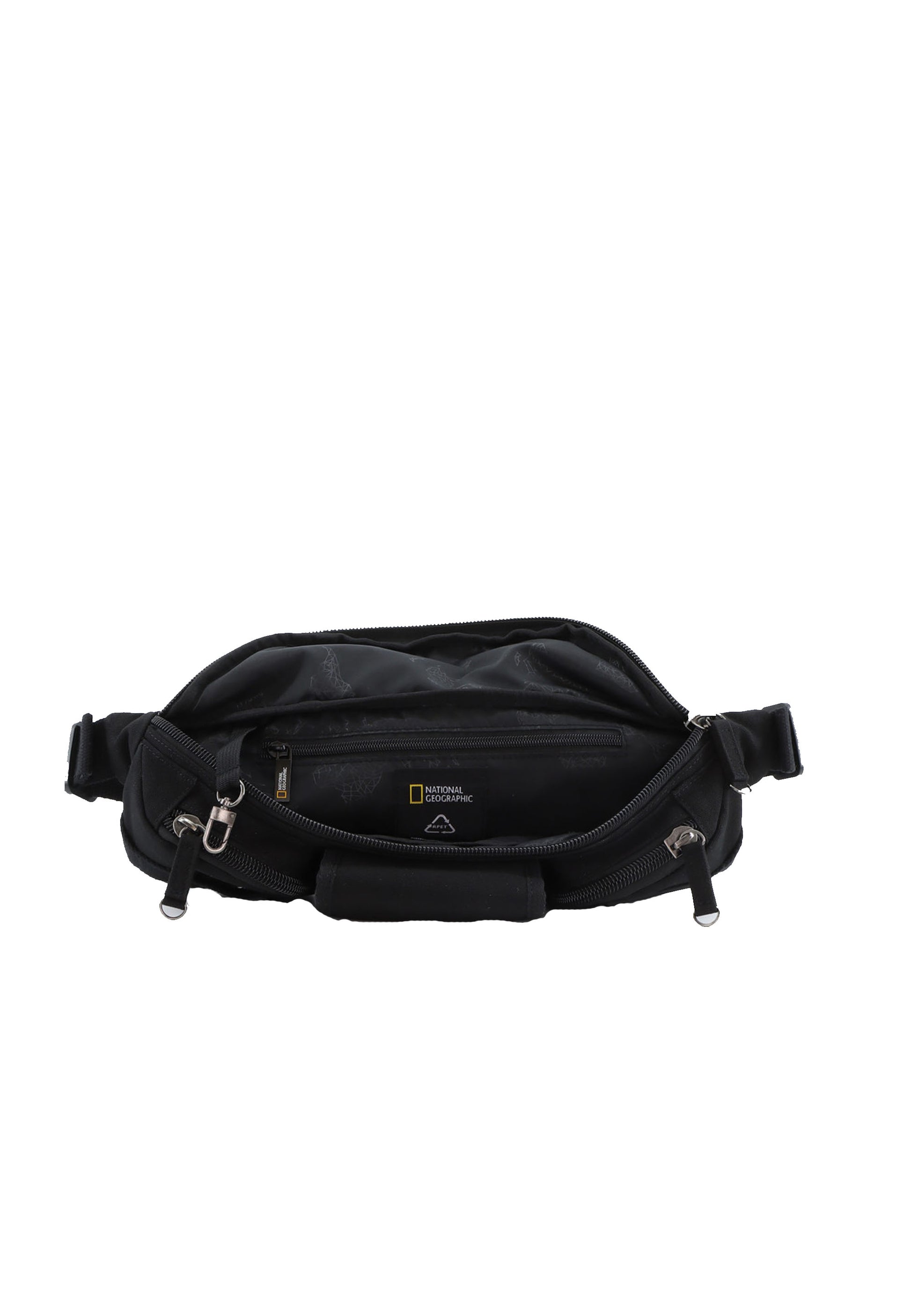 National Geographic - Milestone RPET Hüfttasche / Gürteltasche / Bauchtasche - 1,9L - Schwarz
