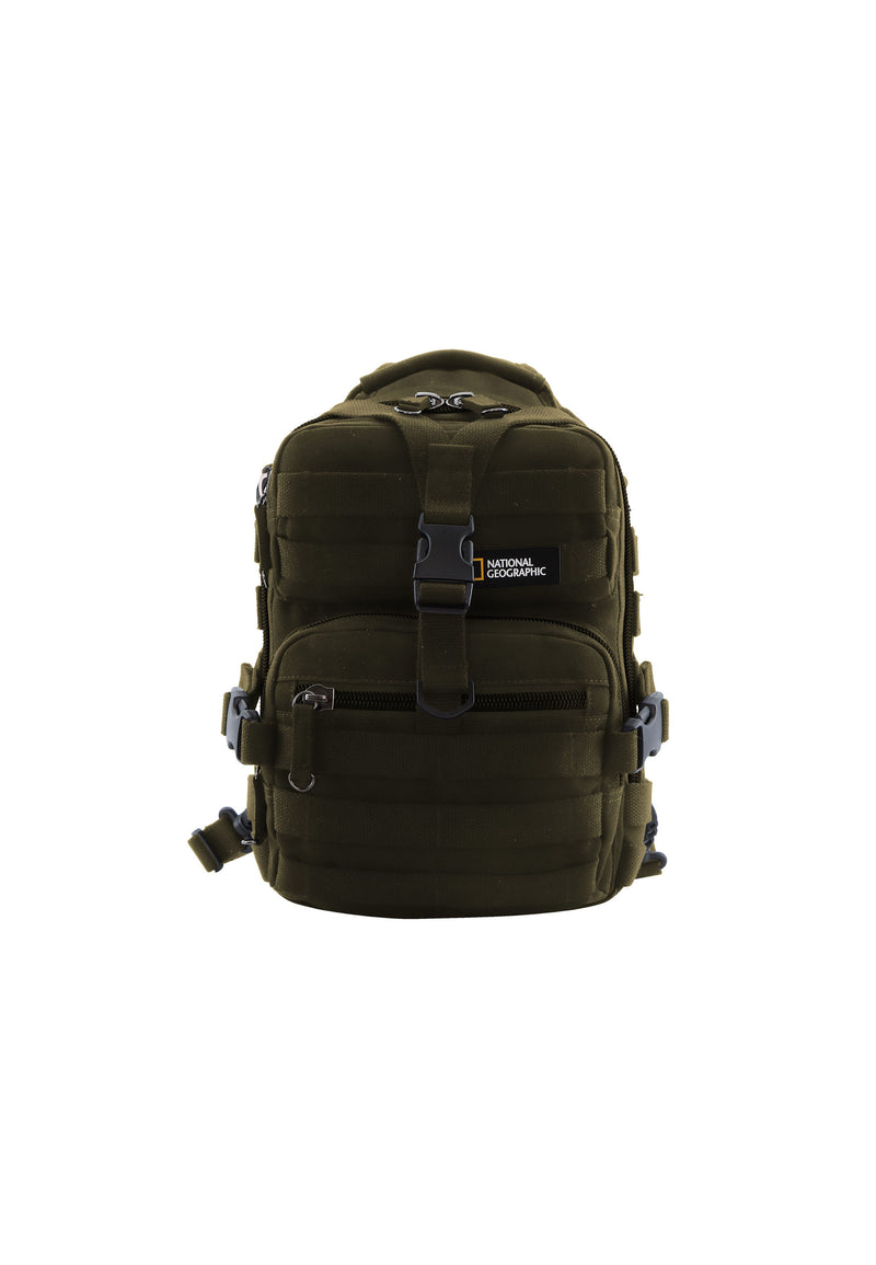 RPET Rucksack der Nat Geo Serie Milestone in der Farbe khaki
