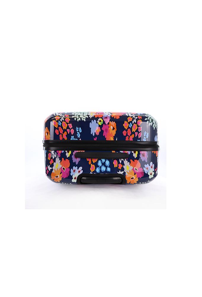 bedruckte Saxoline koffer mit blumenmotiv