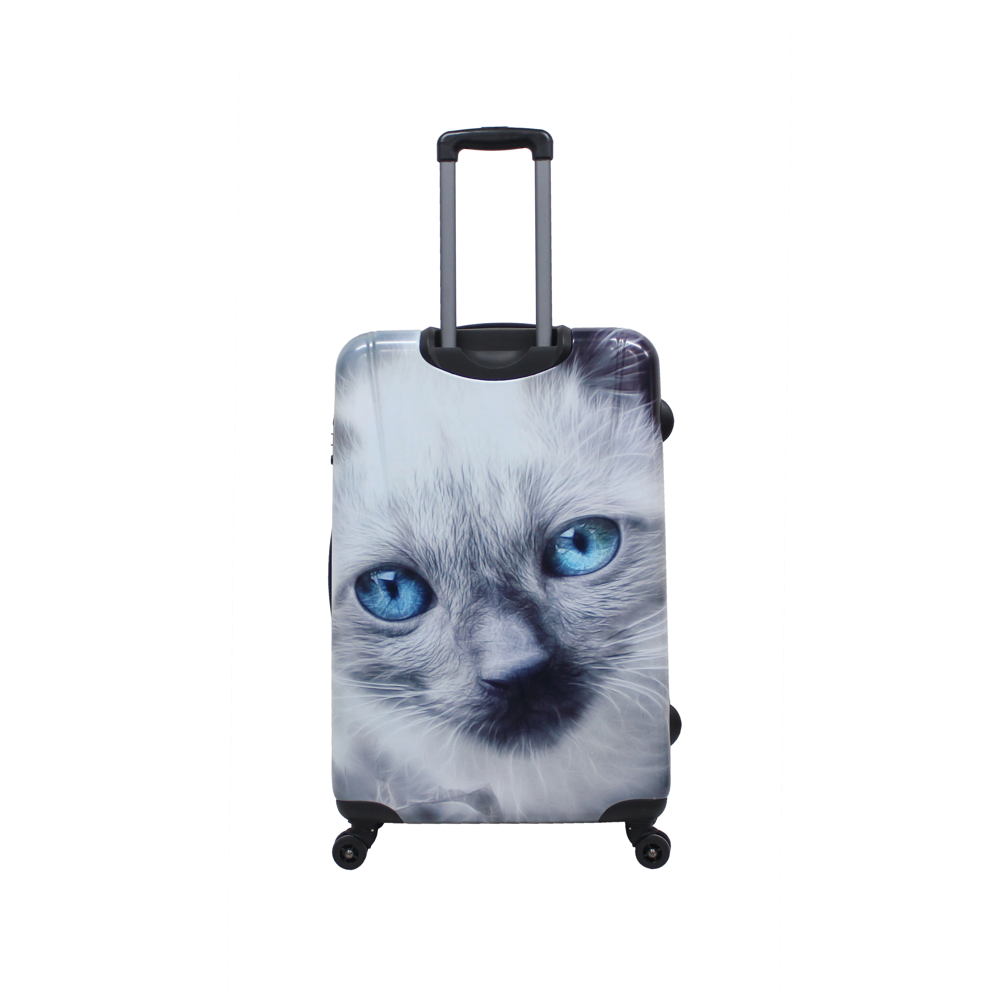 Koffer mit Katzen Reisekoffer Katzenmotiv Gr. M Trolley von Saxoline