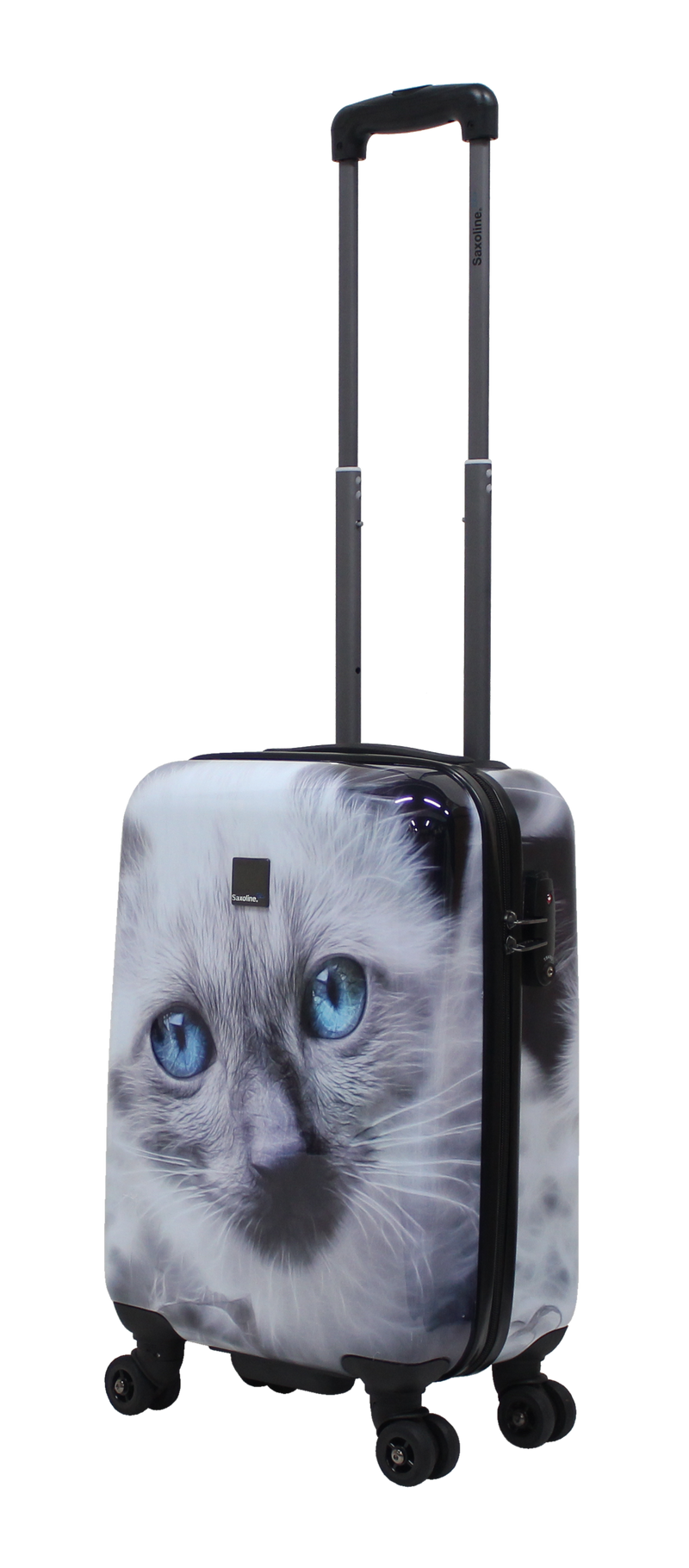 Katzen Reisekoffer Set Trolleyset Hartschalenkoffer von Saxoline mit Katzenmotiv