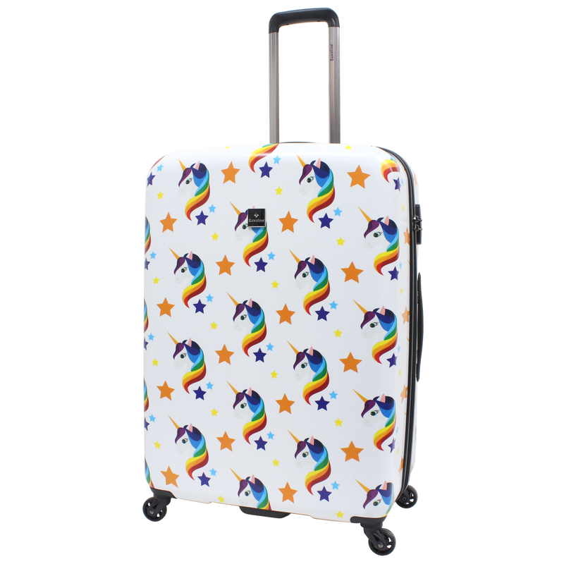 Schalenkoffer mit einhorn Druck