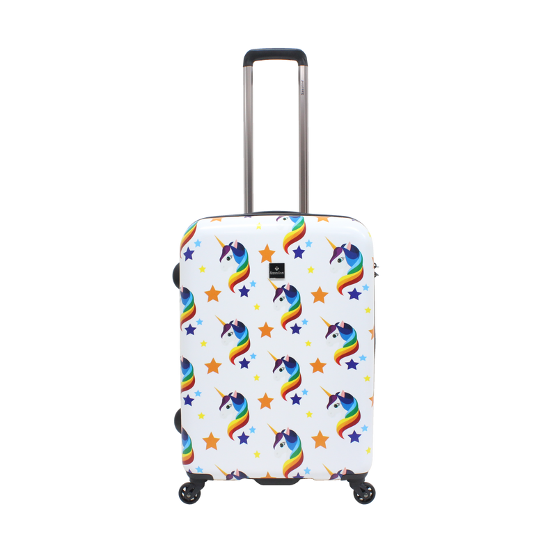 Hartschalenkoffer mit Einhorn Motiv Unicorn von Saxoline Trolley Gr. M
