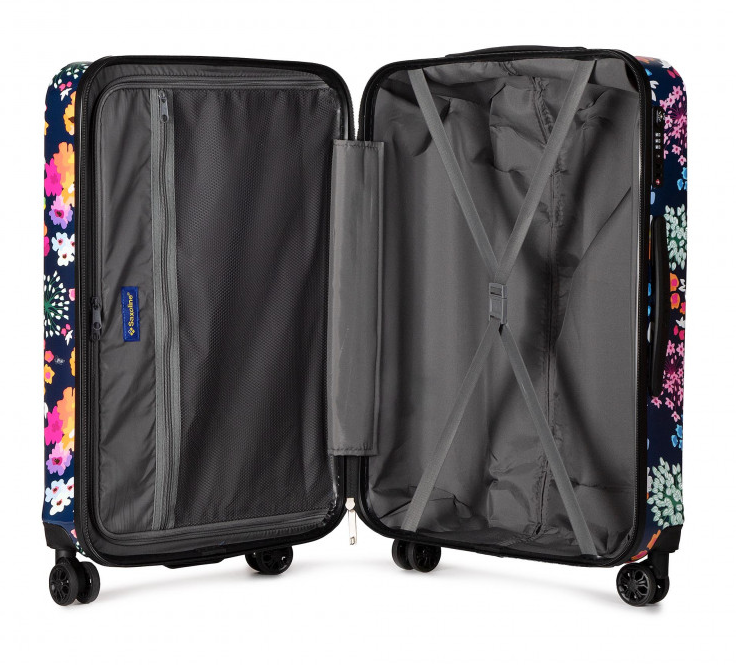 Saxoline Blue - Aroma Hartschalenkoffer / Trolley / Reisekoffer - 77 cm - (Large)
