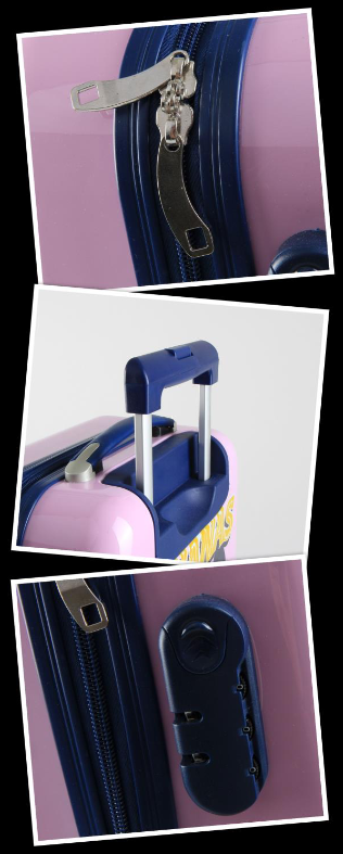 Disney Minni Maus "Bananas" Kinderkoffer - Hartschalenkoffer / Trolley / Reisekoffer - 55cm - (Small)