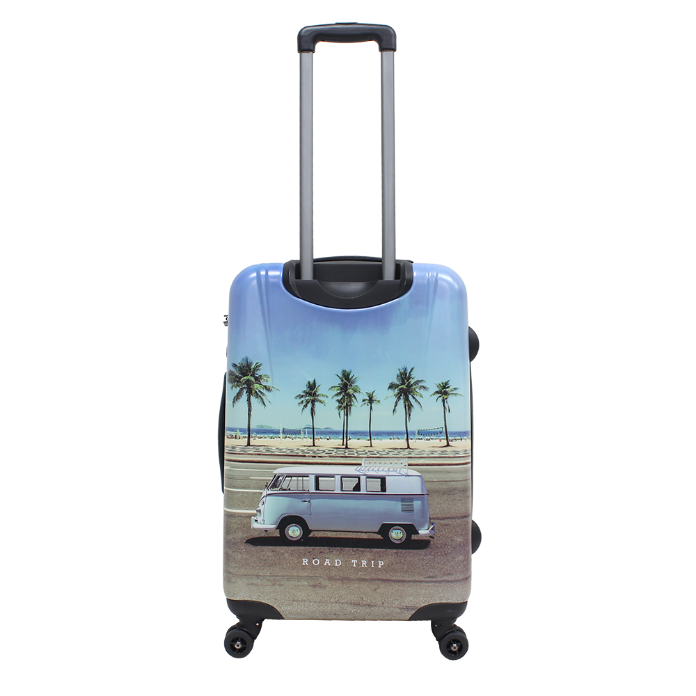 VW koffer met T1 minibus print