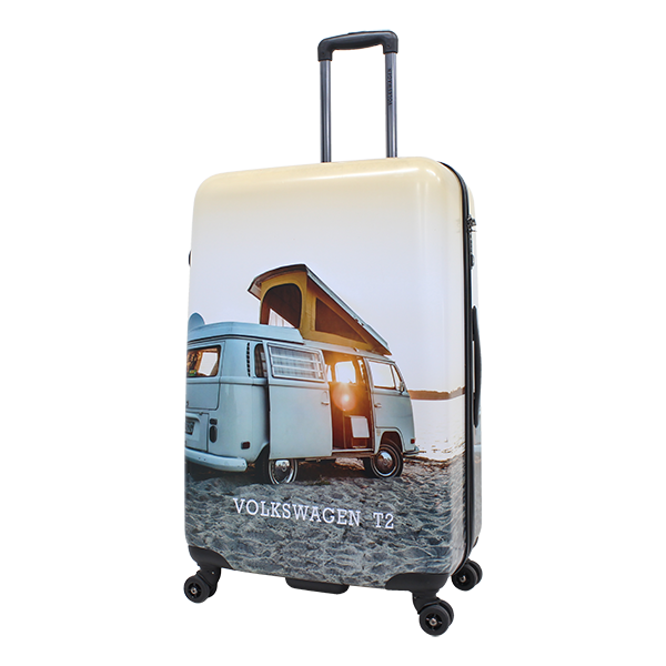 reiskoffer met VW bus print