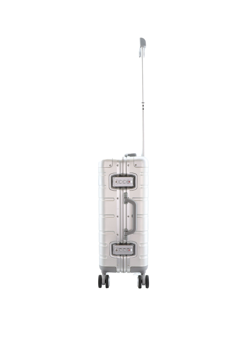 York - Aluminium Handgepäck Hartschalenkoffer / Trolley / Reisekoffer - 55cm - (Small)