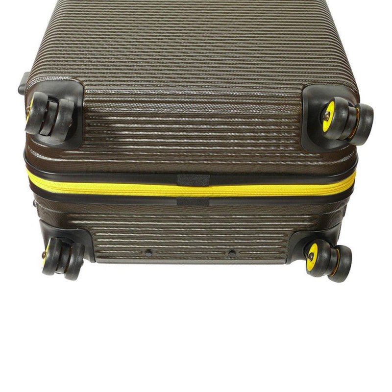 Nat Geo Abroad Hartschalenkoffer Trolley Khaki Gr.M mit 8 Rollen.