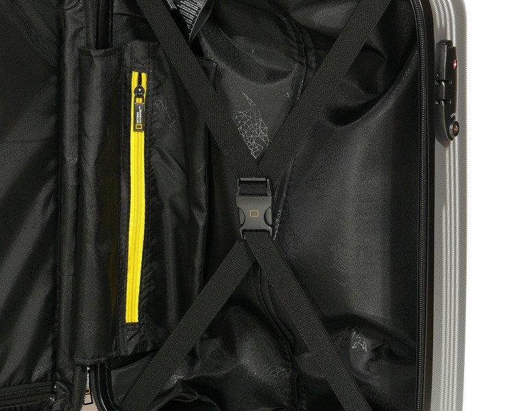 National Geographic - Aerodrome Handgepäck Hartschalenkoffer / Trolley / Reisekoffer - 54 cm - (Small) - Schwarz